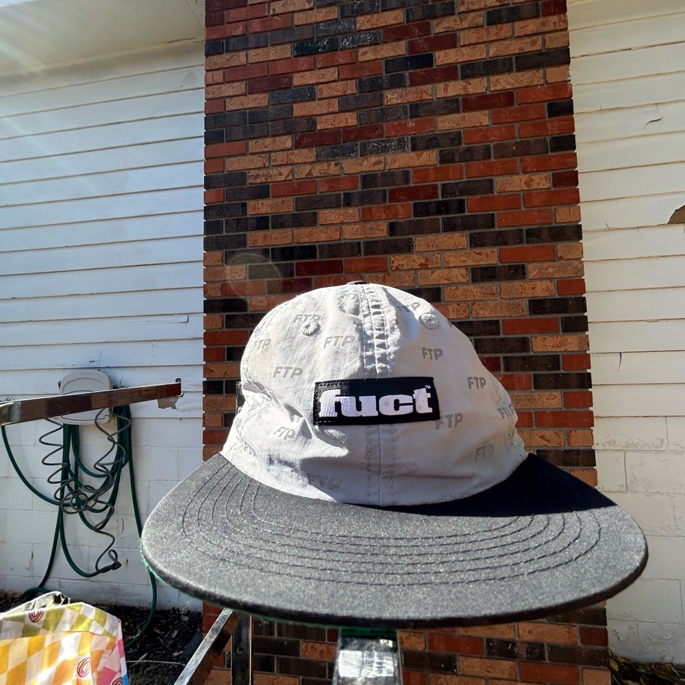 FTP x Fuct Gray reflective flat bill